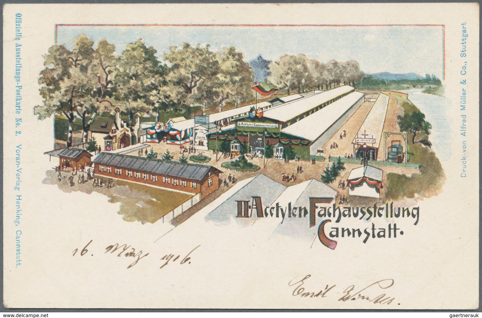 Ansichtskarten: Baden-Württemberg: STUTTGART BAD CANNSTADT, 23 Historische Ansichtskarten Ab 1886, N - Autres & Non Classés