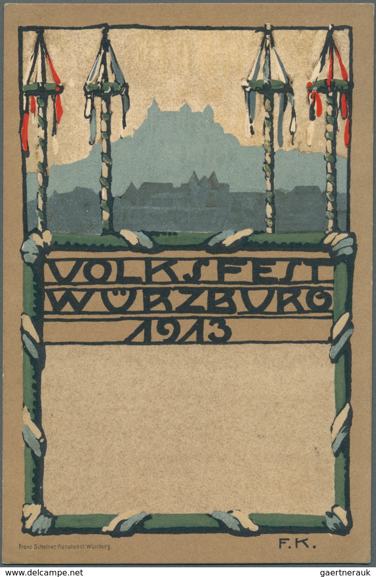 Ansichtskarten: Bayern: FRANKEN: 8 Ansichtskarten - NÜRNBERG, 1892 Gasthaus zum Frauenthor mit Pferd