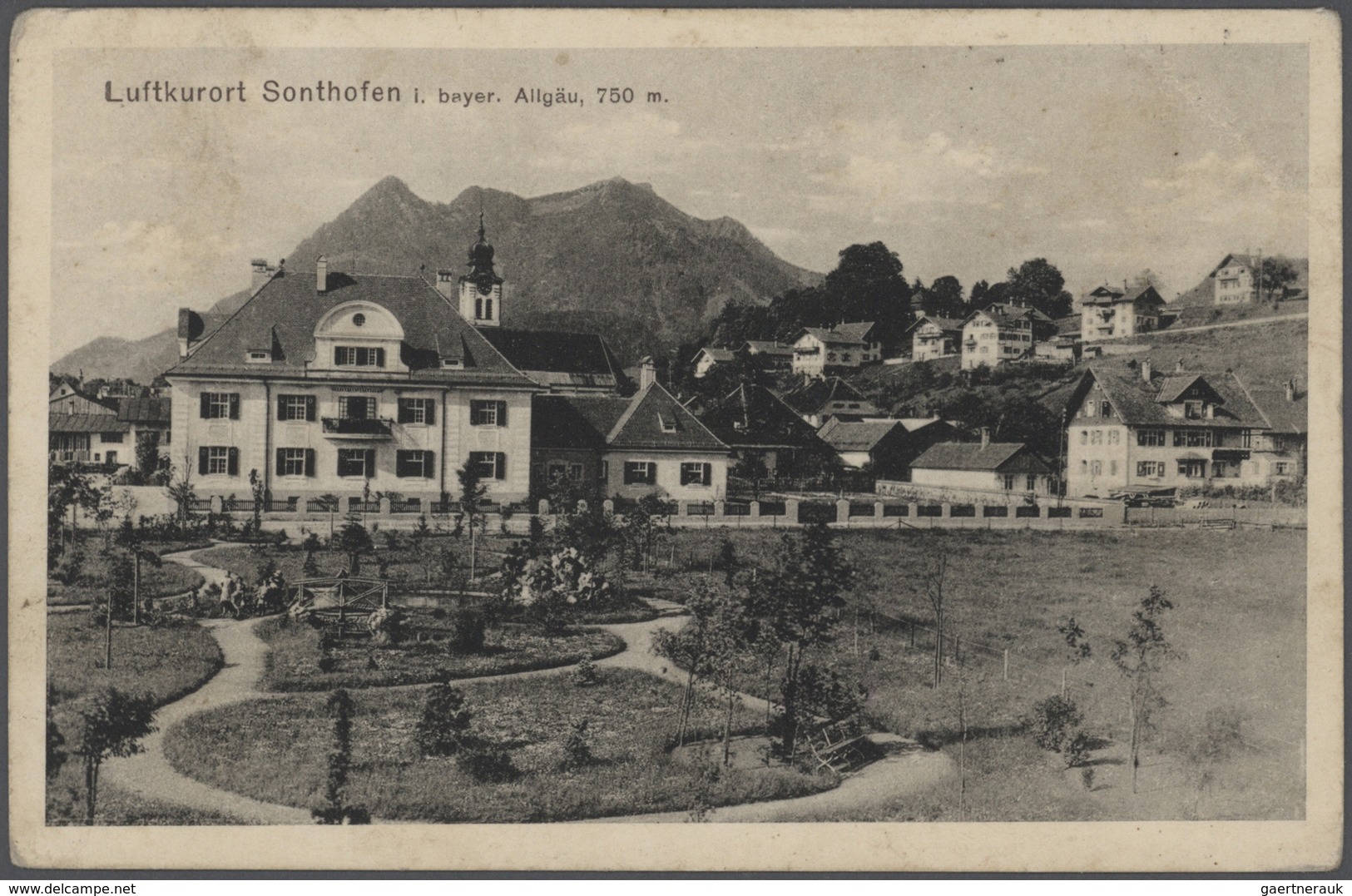 Ansichtskarten: Bayern: SONTHOFEN Allgäu (alte PLZ 8972) Mit U.a. Altstätten, Berghofen, Rieden Und - Other & Unclassified