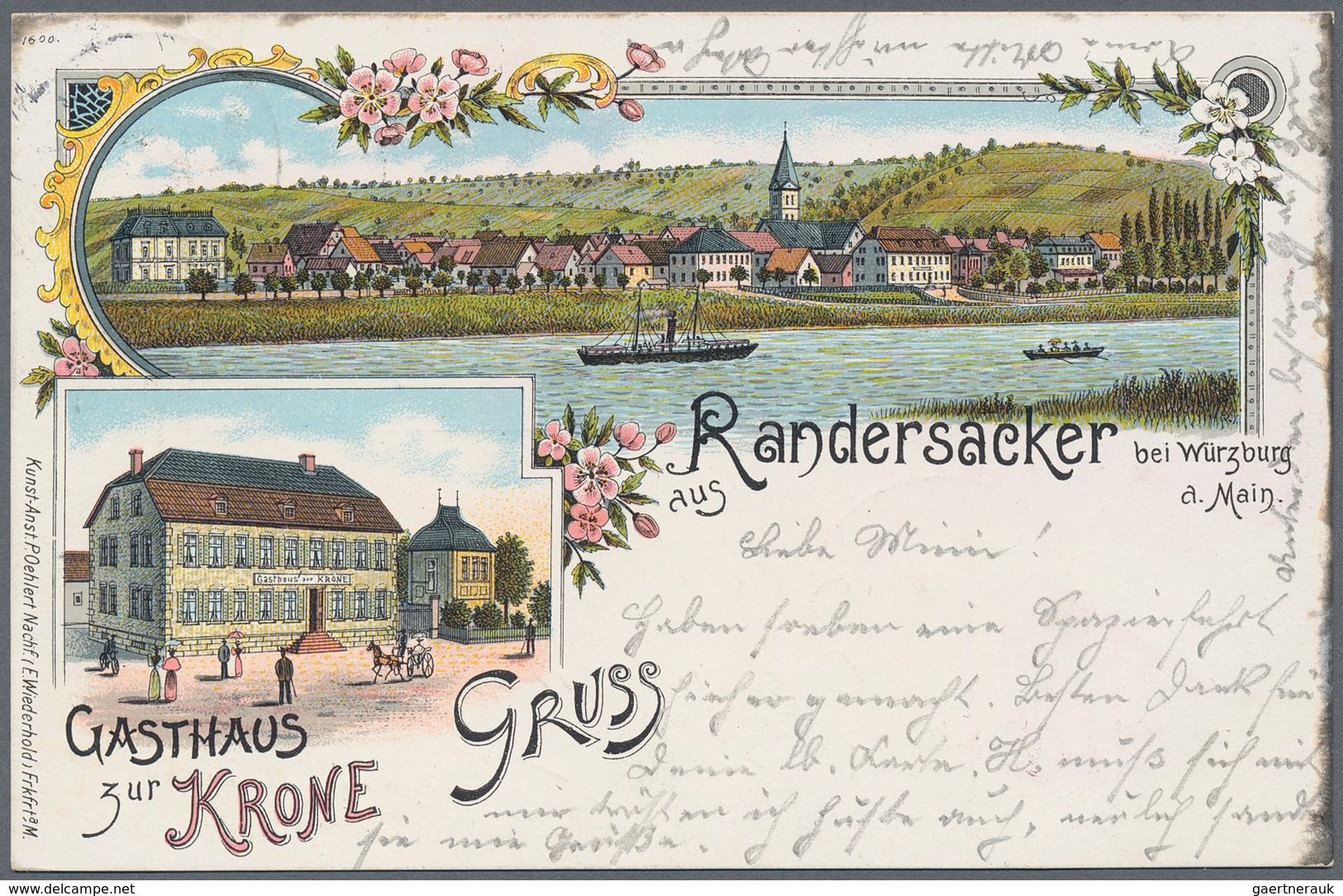 Ansichtskarten: Bayern: WÜRZBURG (alte PLZ 8700), Lot Mit 45 Historischen Ansichtskarten Ab 1889. Ei - Sonstige & Ohne Zuordnung