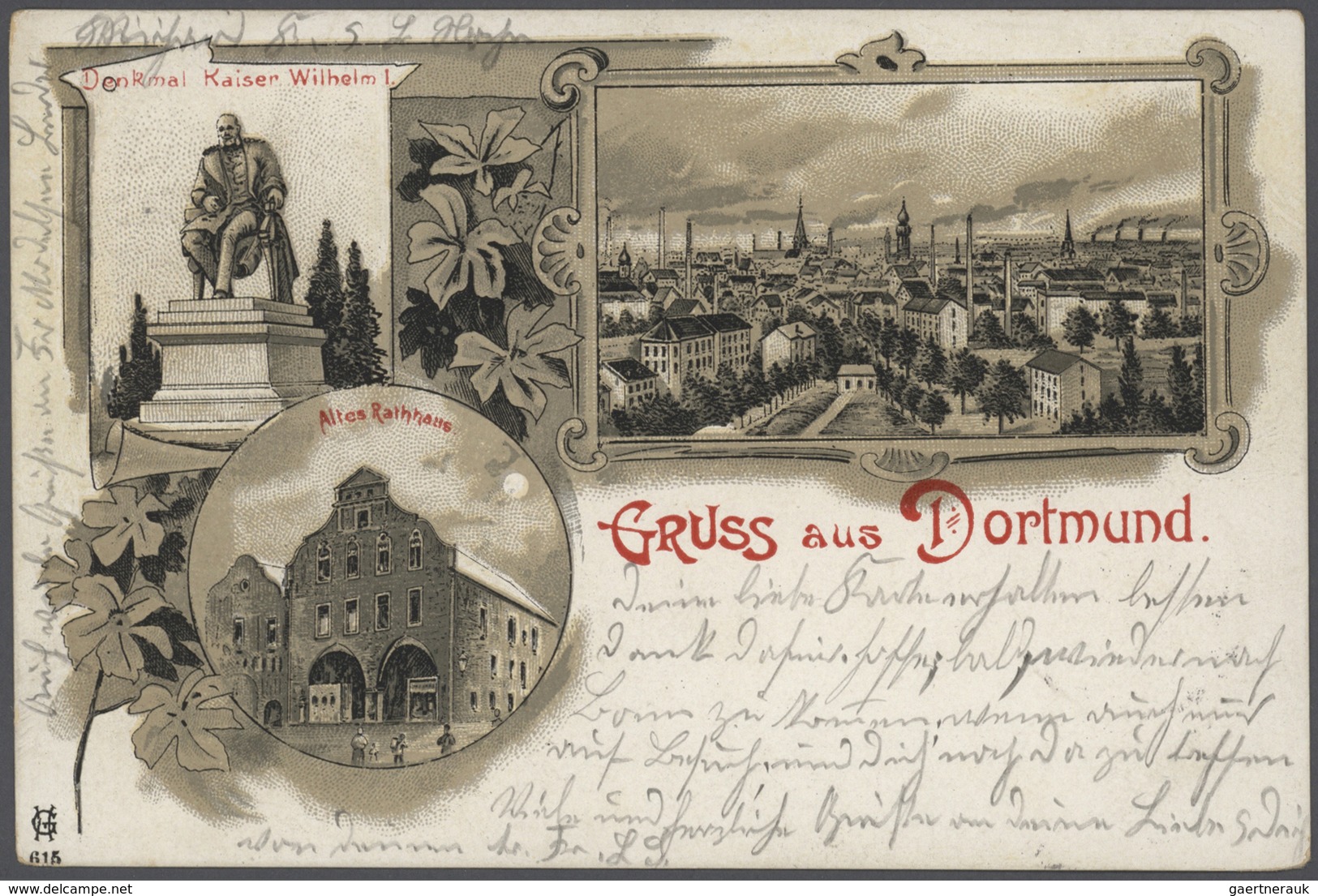 Ansichtskarten: Nordrhein-Westfalen: DORTMUND, Konvolut Von Ca. 360 Ansichtskarten Aus Ca. 1900/50, - Autres & Non Classés