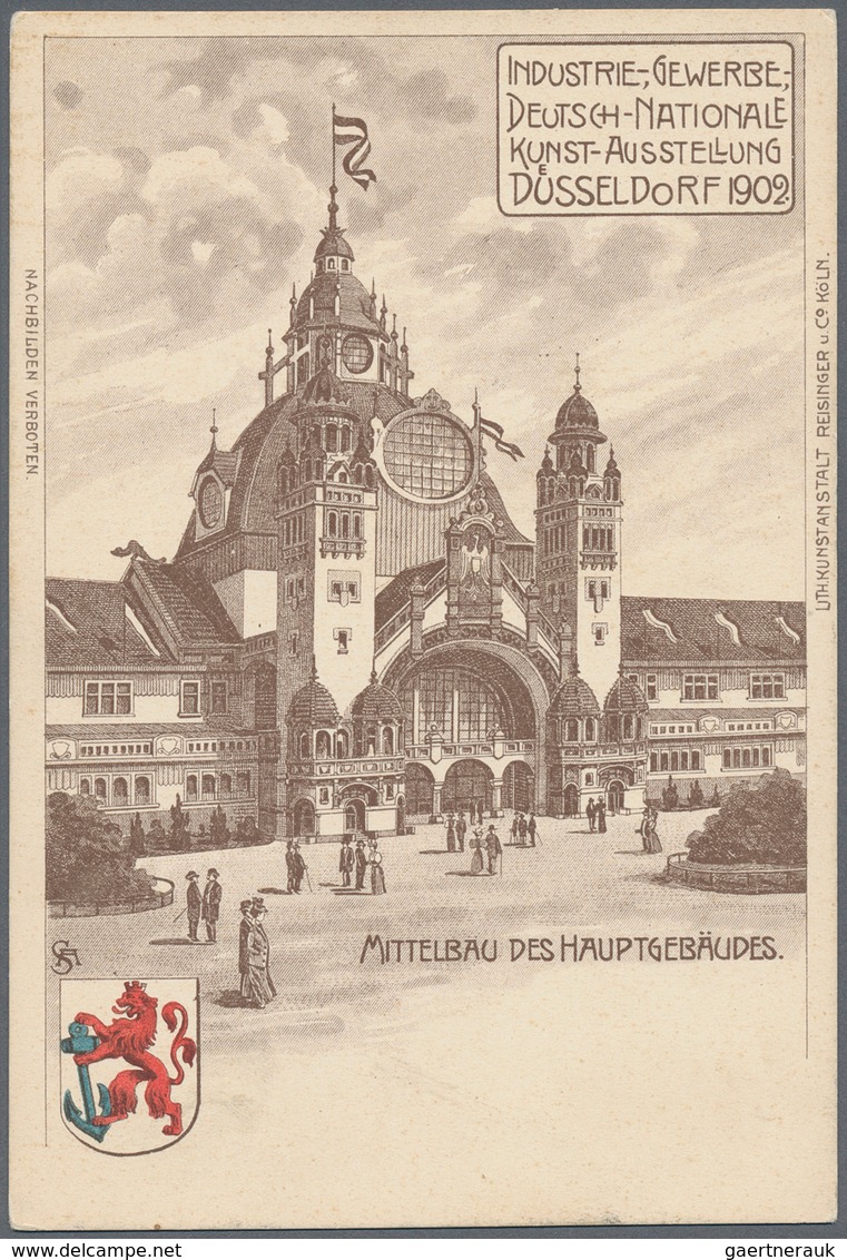 Ansichtskarten: Nordrhein-Westfalen: DÜSSELDORF (alte PLZ 4000), 22 Historischen Ansichtskarten Aus - Otros & Sin Clasificación