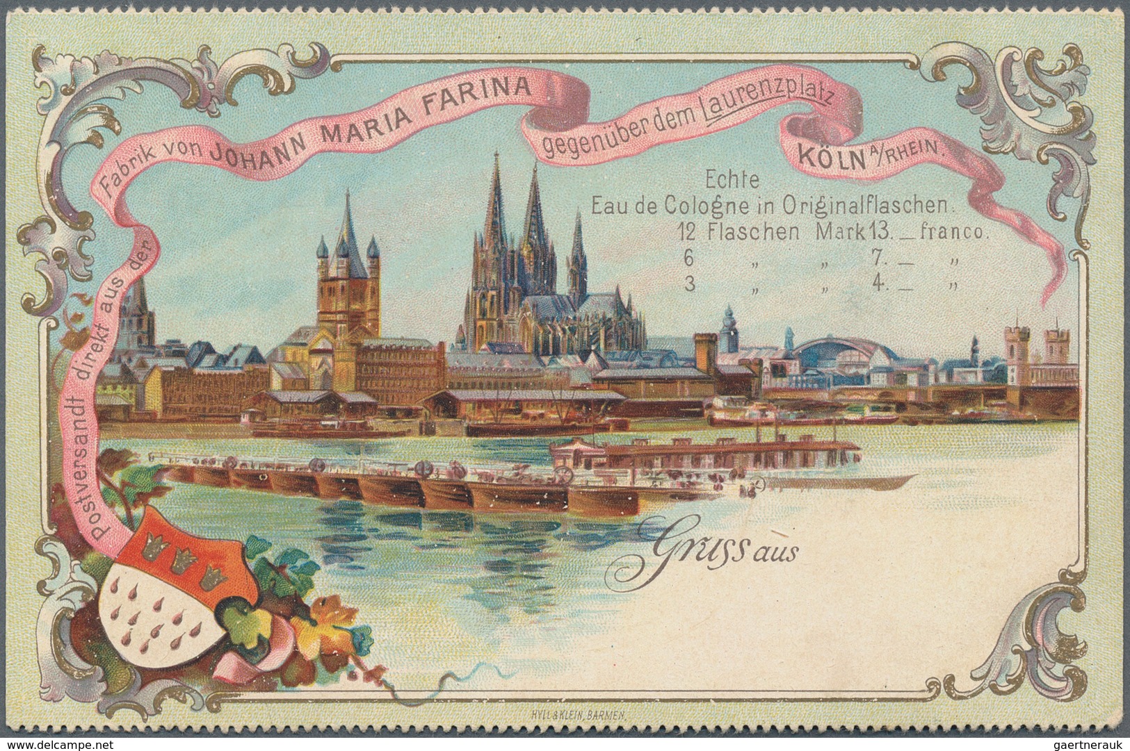 Ansichtskarten: Nordrhein-Westfalen: KÖLN, 1889/1910, Schöne Sammlung Mit Ca.100 Meist Gelaufenen Ka - Other & Unclassified