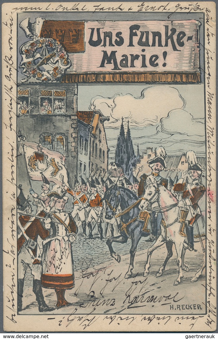 Ansichtskarten: Nordrhein-Westfalen: KÖLN, 1889/1910, Schöne Sammlung Mit Ca.100 Meist Gelaufenen Ka - Autres & Non Classés