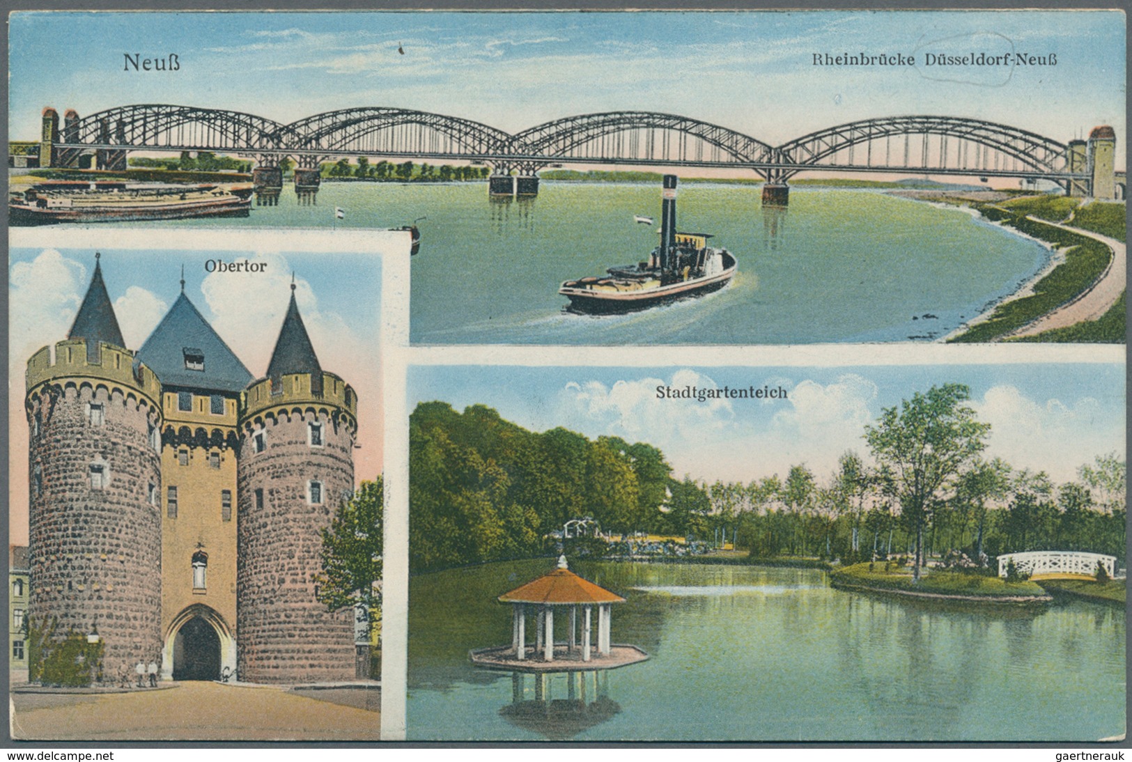Ansichtskarten: Nordrhein-Westfalen: MEERBUSCH, HILDEN, LANGENFELD, METTMANN, RATINGEN, NEUSS, ZONS