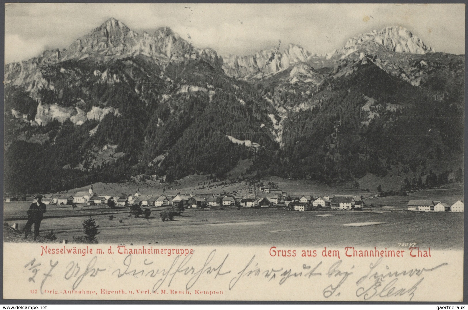 Ansichtskarten: 1895-1905, tolles Album mit 400 gebrauchten AK an eine Adresse, nur topographische K