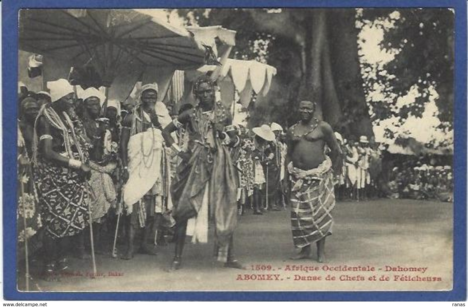 CPA Fétiche Féticheurs Dahomey Non Circulé - Dahomey