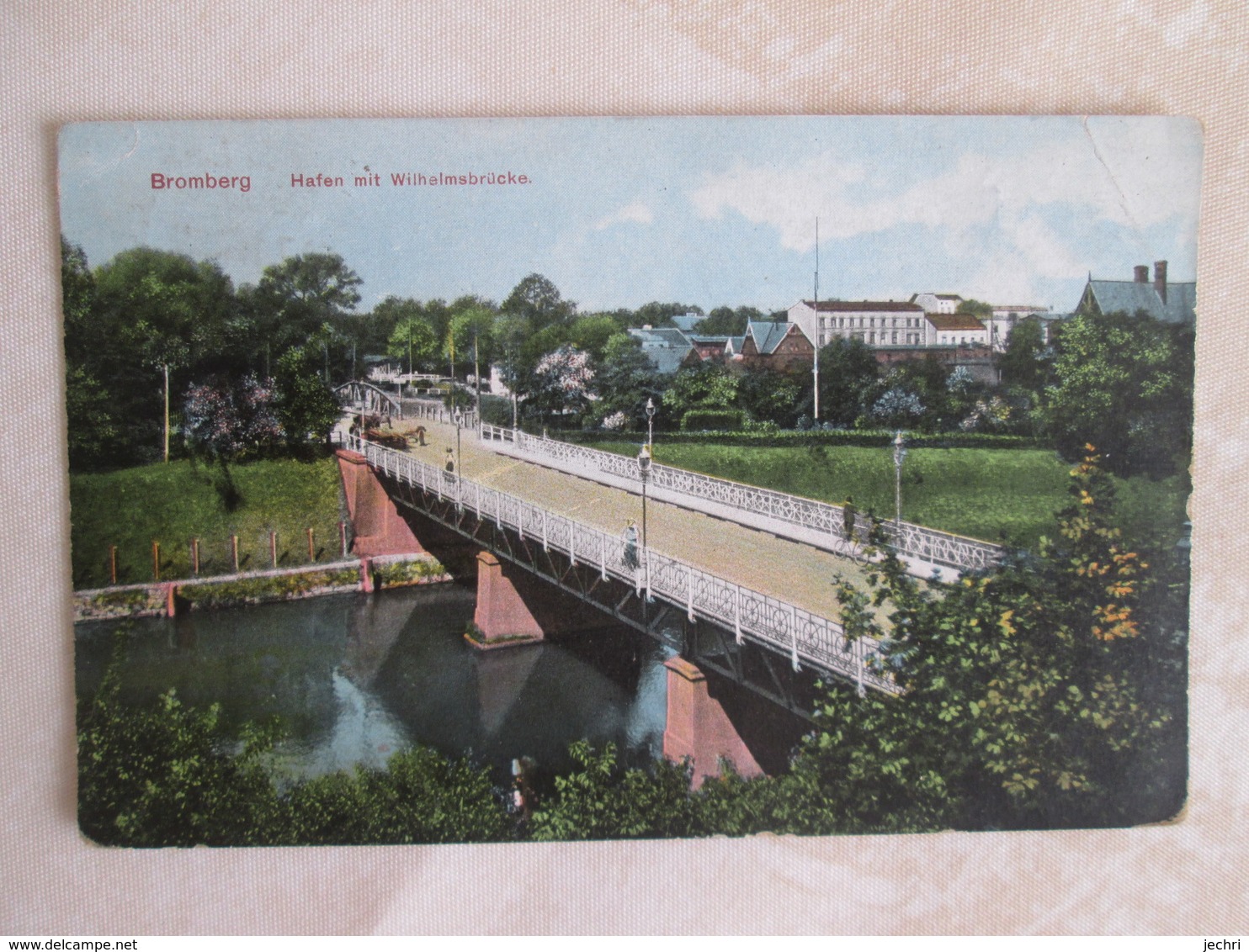 Bromberg . Hafen Mit Wilhelmsbrucke - Pologne