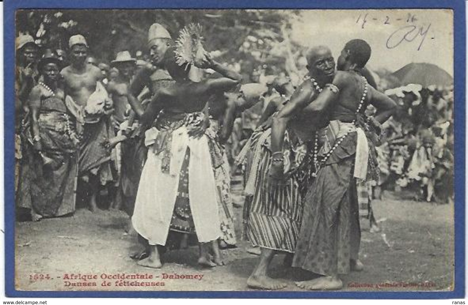 CPA Fétiche Féticheurs Dahomey Circulé - Dahome