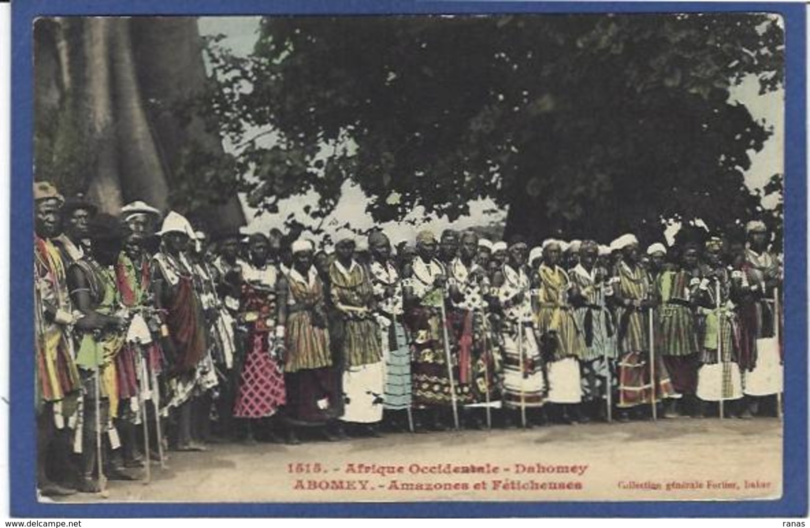 CPA Fétiche Féticheurs Dahomey Circulé - Dahomey