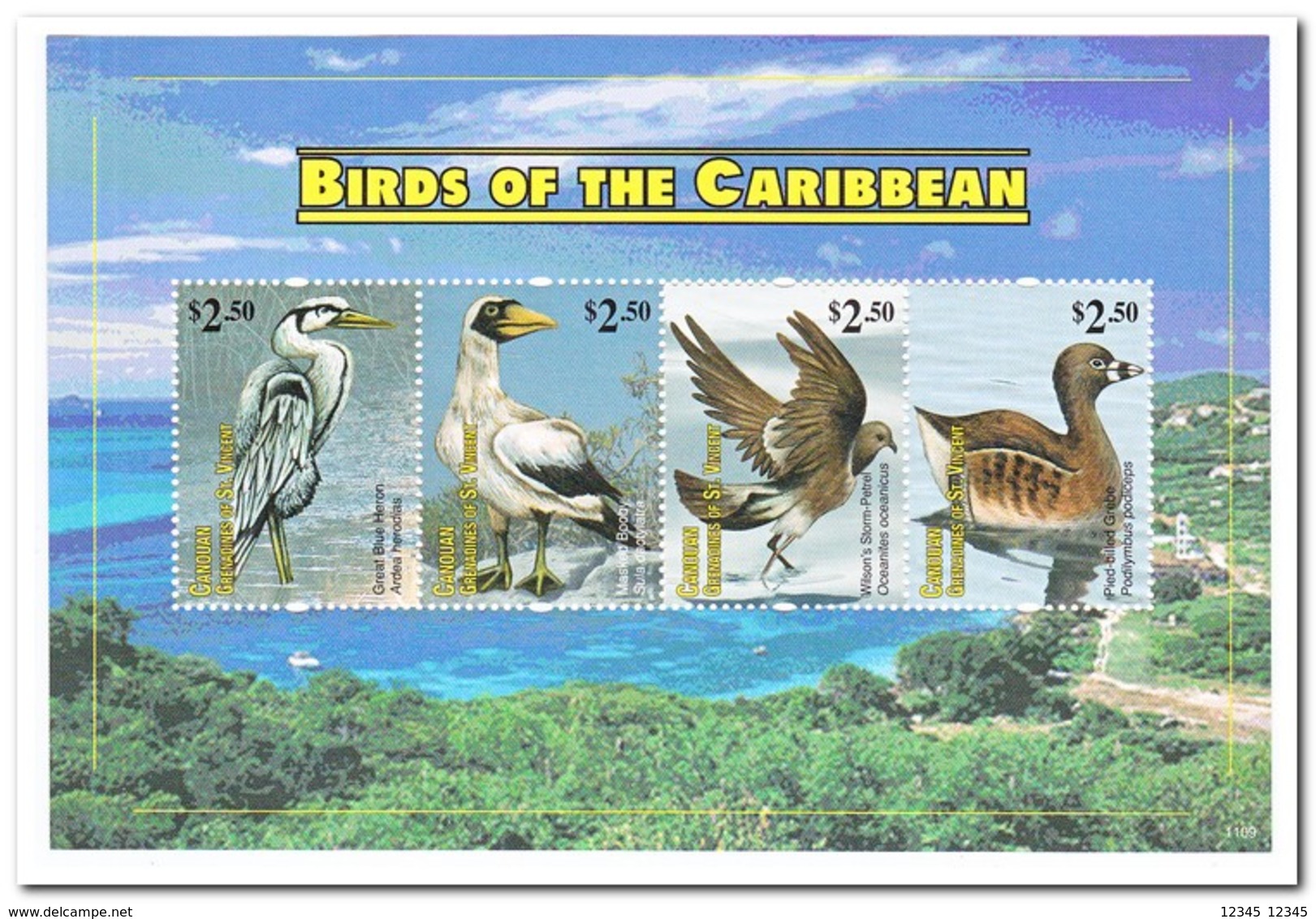 Canouan 2011, Postfris MNH, Birds - St.-Vincent En De Grenadines