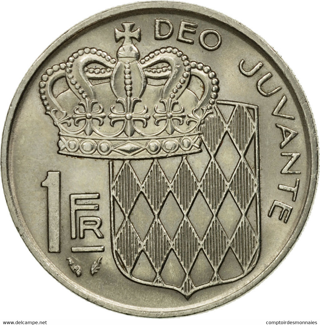 Monnaie, Monaco, Rainier III, Franc, 1977, TTB, Nickel, Gadoury:150, KM:140 - 1960-2001 Nouveaux Francs