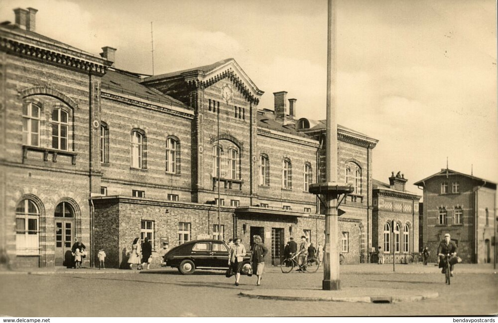 BERNBURG, Saale, Bahnhof (1961) AK - Bernburg (Saale)