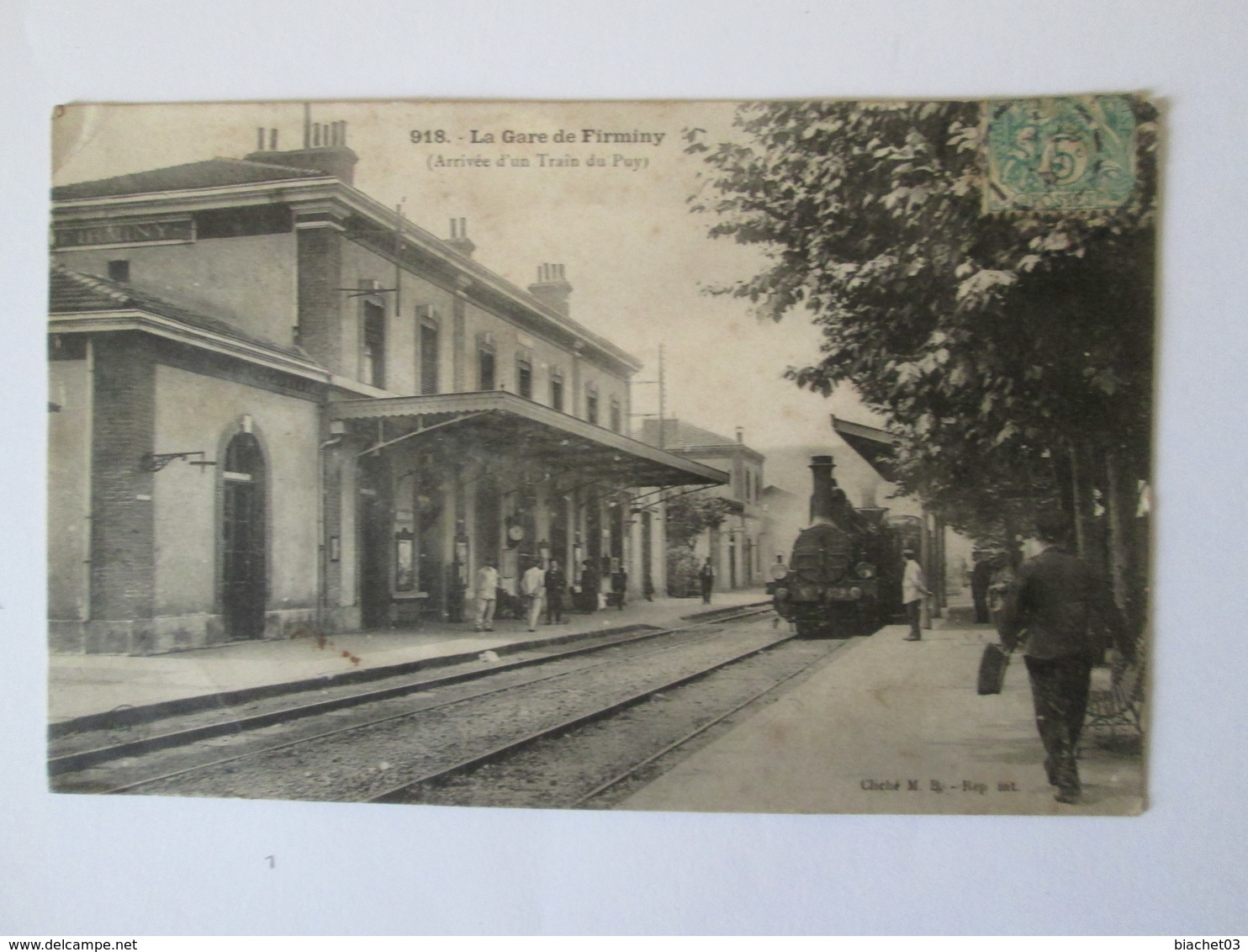 Arrivé D'un Train Du Puy - Firminy