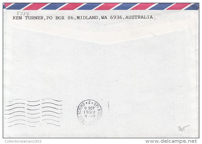 73134- HARI RAYA PUASA FESTIVAL, BOATS, STAMPS ON COVER, 1999, COCOS KEELING ISLANDS-AUSTRALIA - Cocos (Keeling) Islands