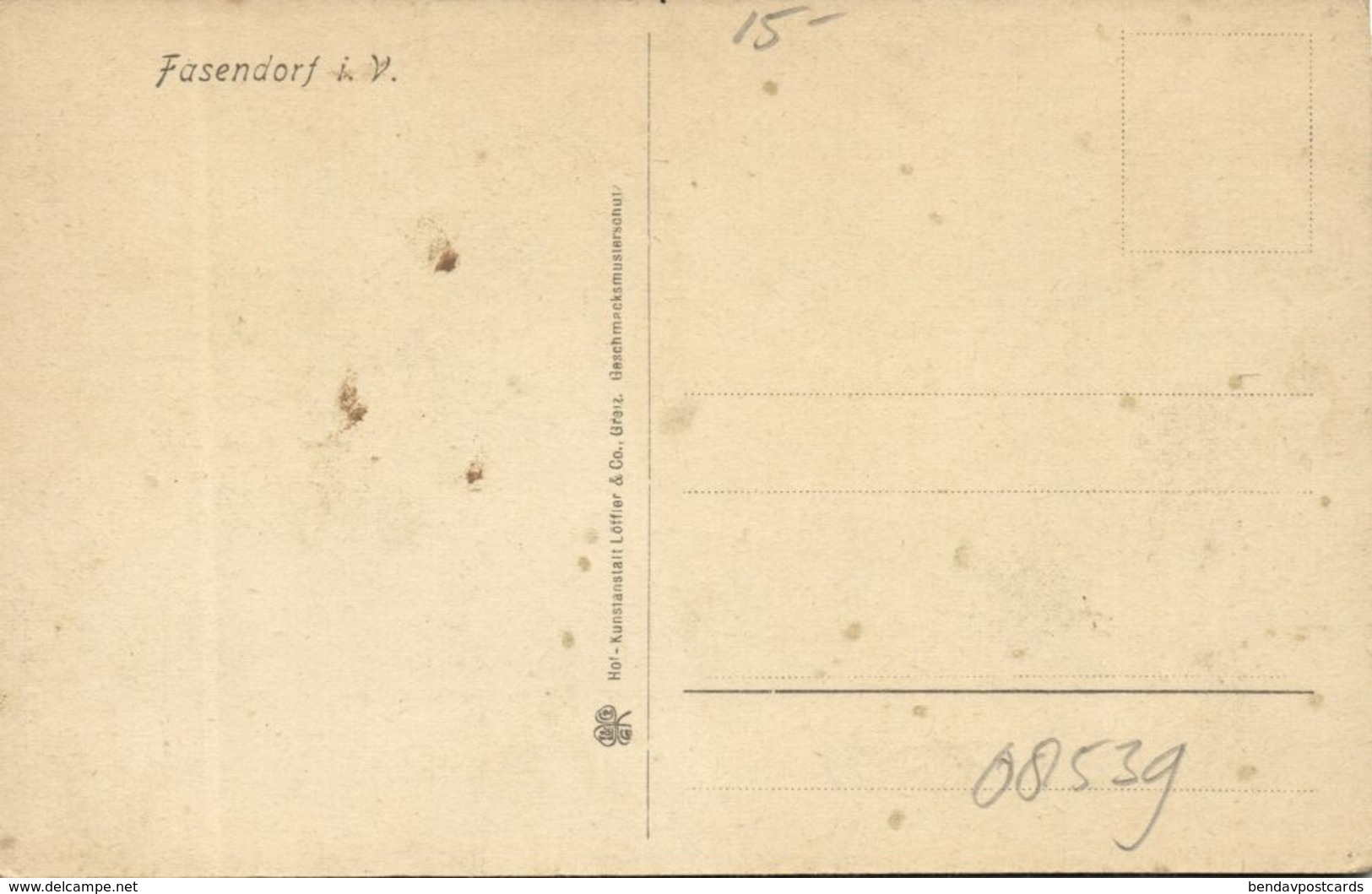 FASENDORF I. Vogtland, Altes Und Neues Heim (1910s) AK - Vogtland