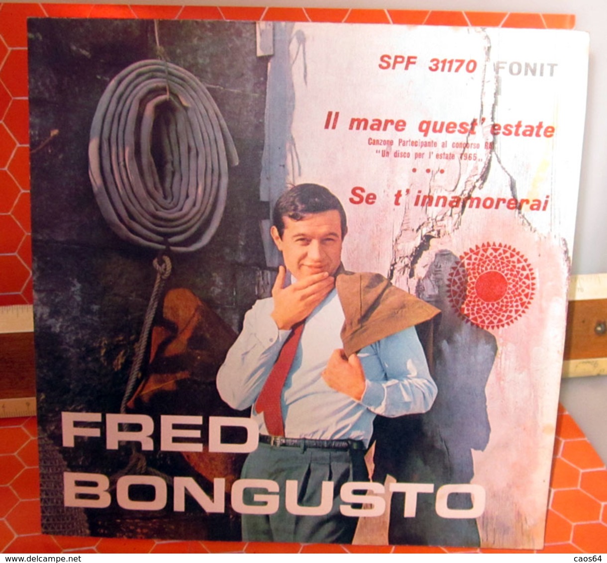 FRED BONGUSTO IL MARE QUEST'ESTATE   45 GIRI  7" - Altri - Musica Italiana