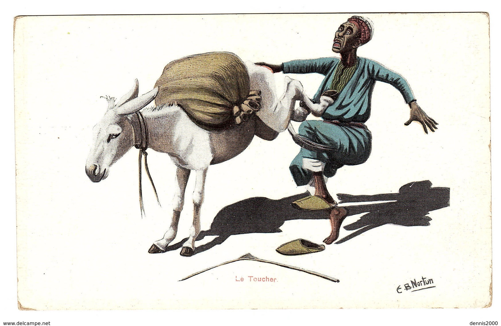 EGYPTE - Carte Fantaisie - Illustrateur E. B. NORTON - Le Toucher - Otros & Sin Clasificación