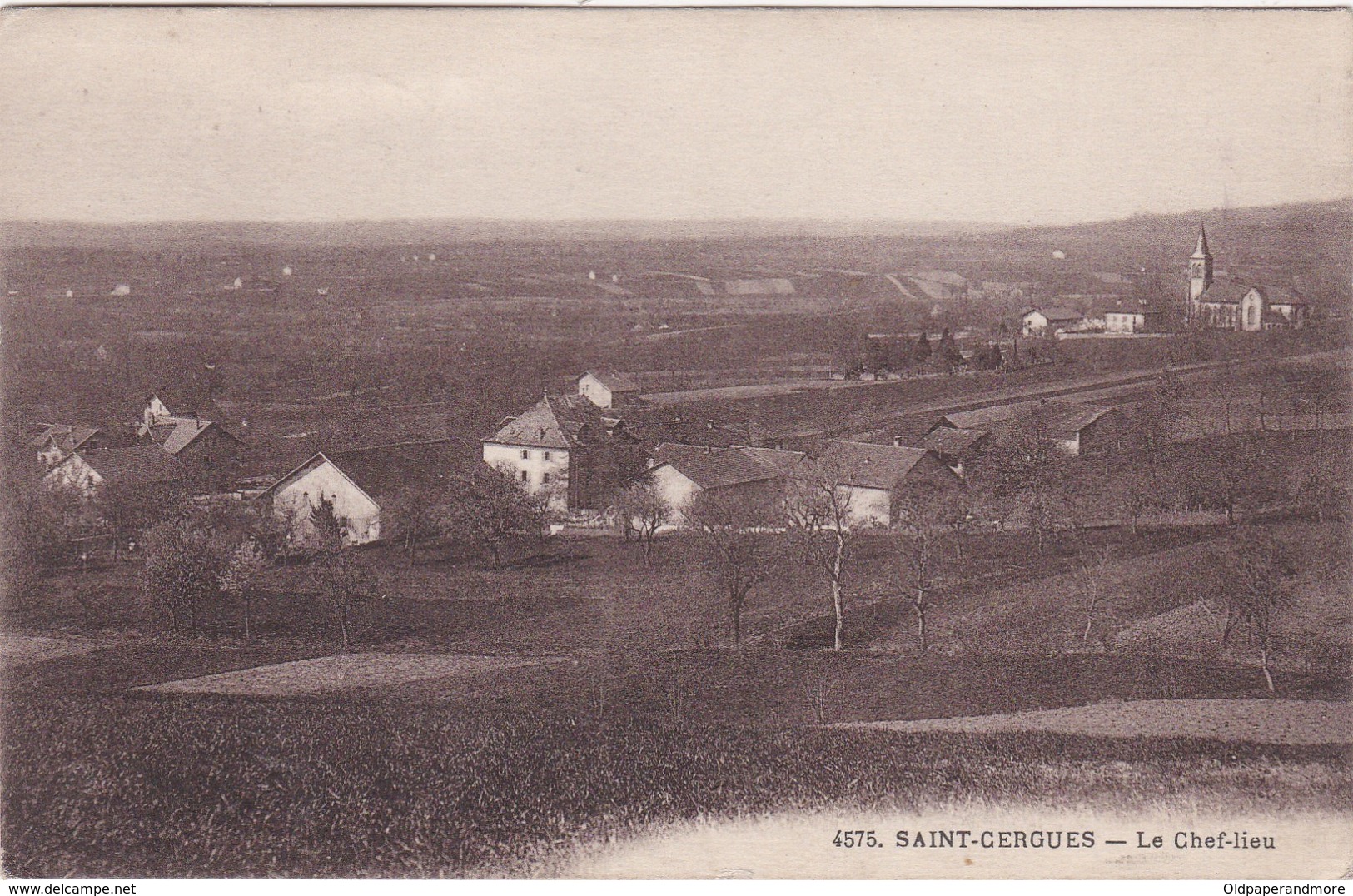 POSTCARD FRANCE - SAINT CERGUES - LE CHEF-LIEU - Saint-Cergues