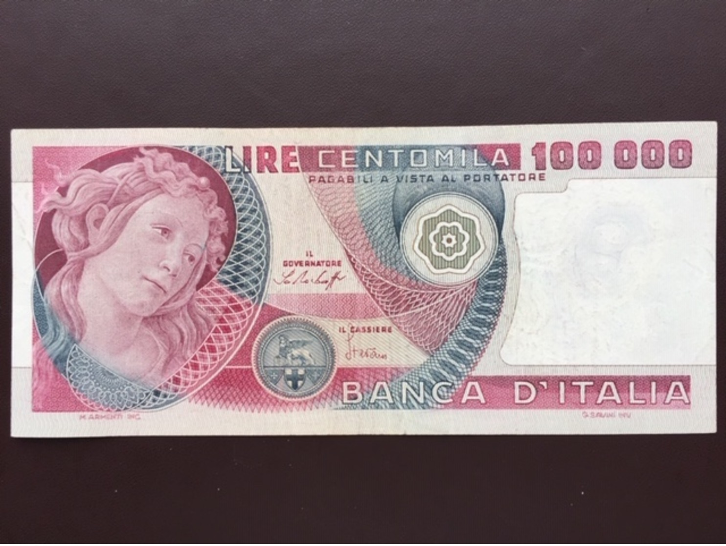 ITALIA P108A 100000 LIRA 1978 XF - 100000 Liras