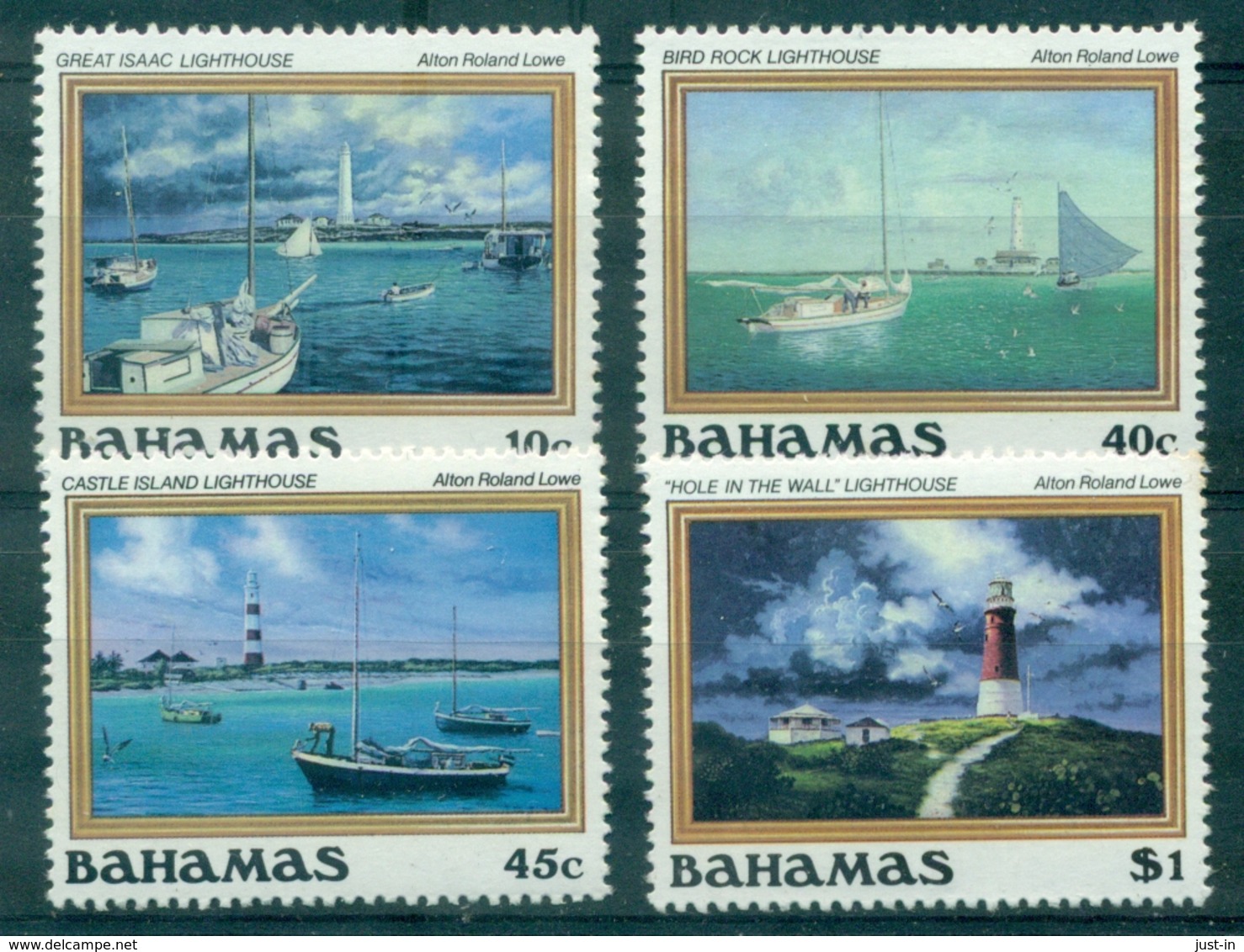 BAHAMAS Phares N° 624 / 627 N Xx TB Cote 20 €. - Bahamas (1973-...)