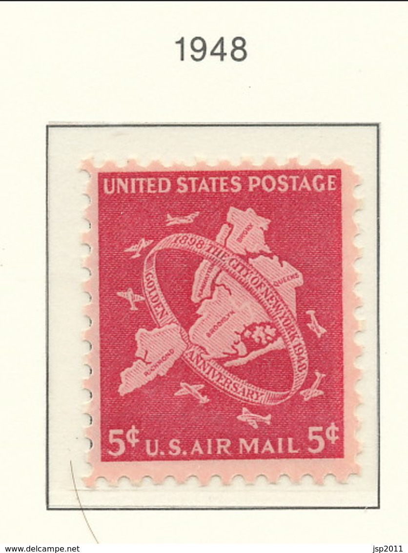 USA 1948. Air Mail Scott #C38. New York City Issue. MNH(**) - 2b. 1941-1960 Ongebruikt