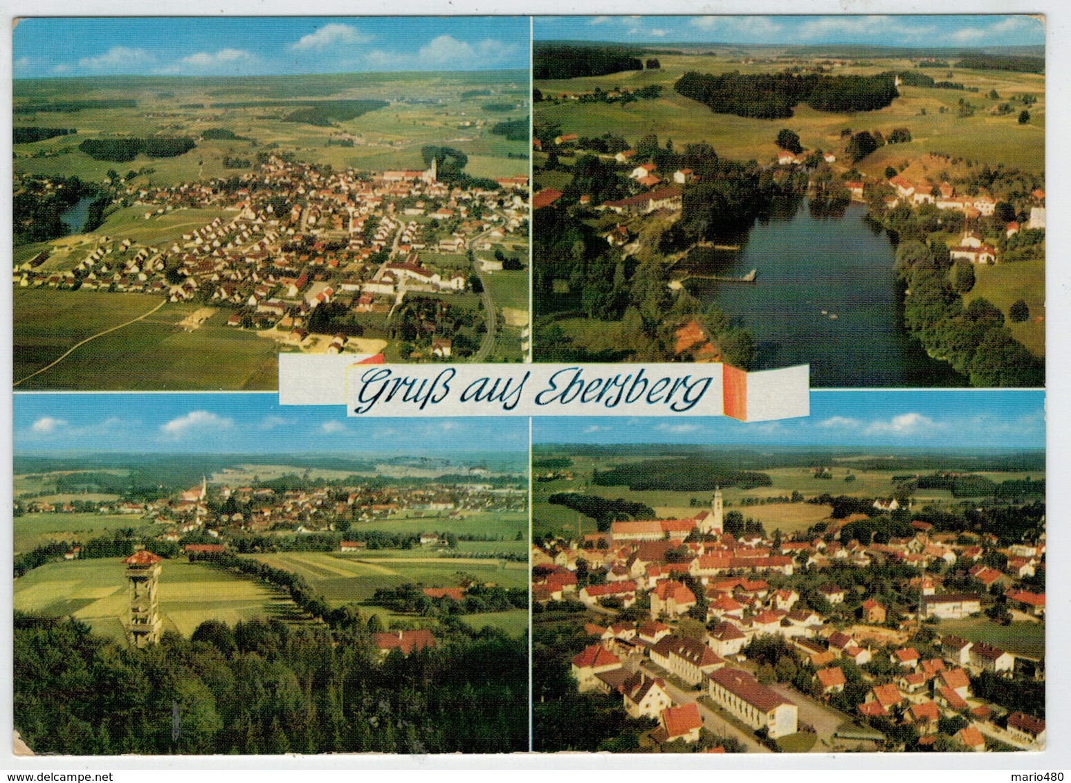 GRUSS  AUS  EBERSBERG           2  SCAN            (VIAGGIATA) - Ebersberg