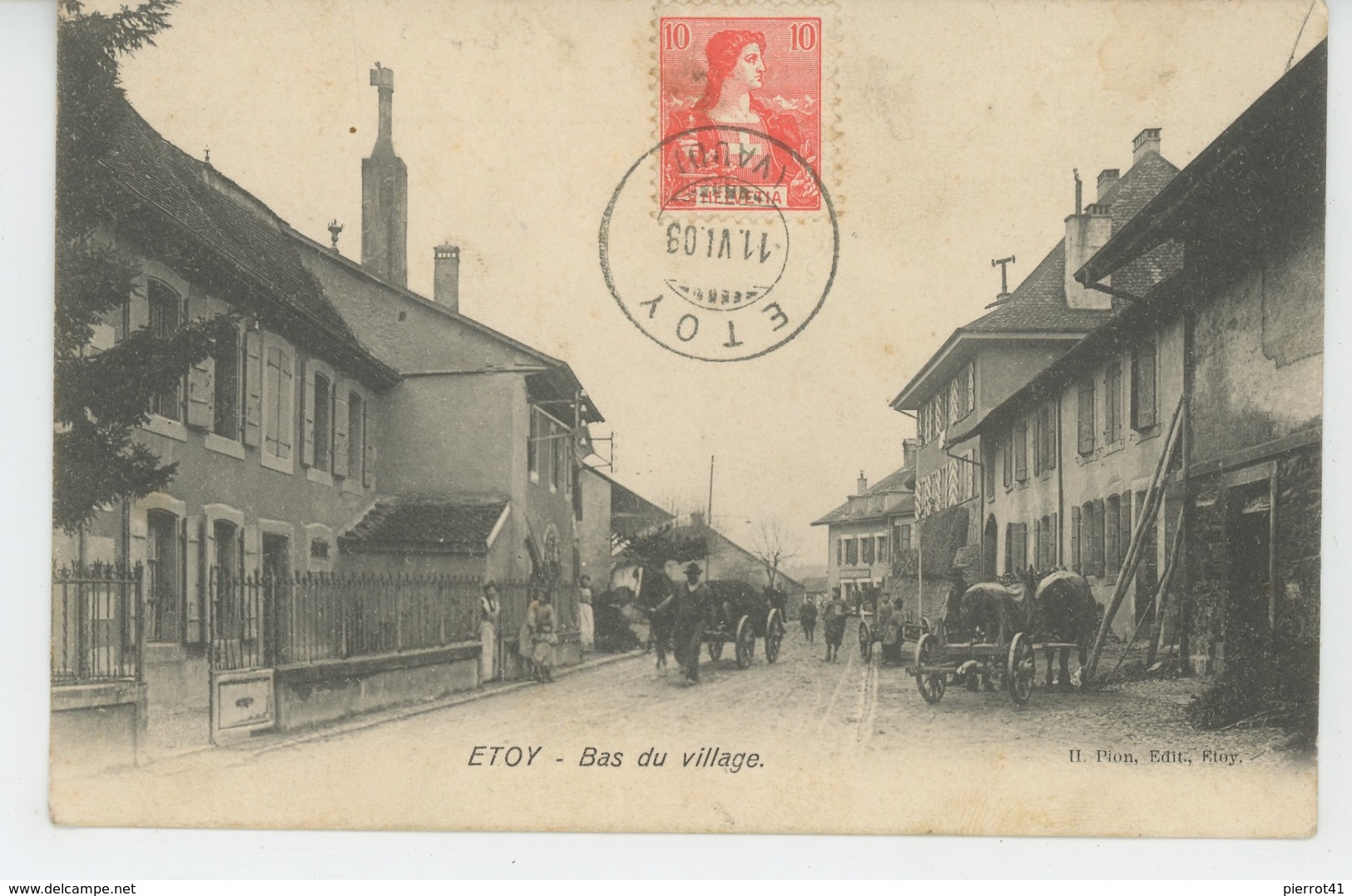 SUISSE - ETOY - Bas Du Village - Étoy