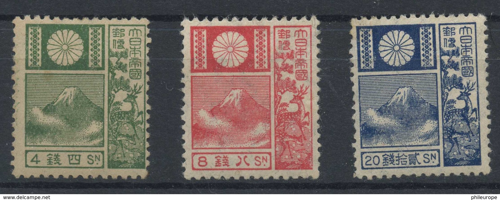 Japon (1922) N 170 A 172 (charniere) - Autres & Non Classés