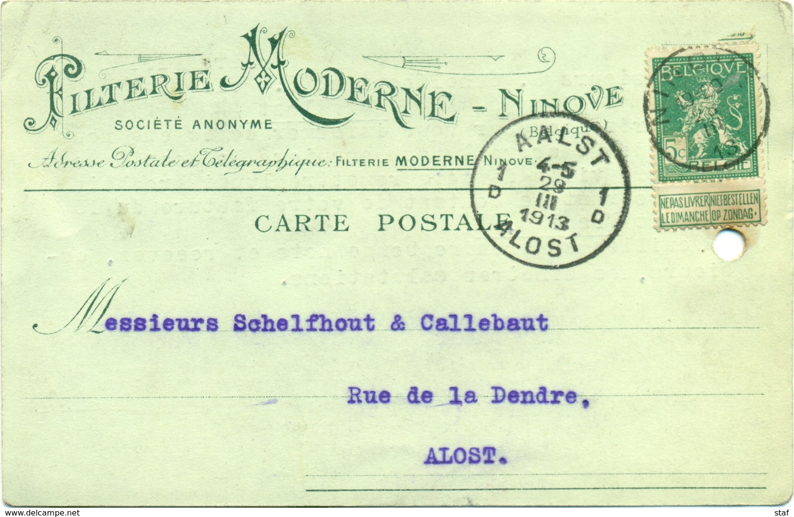 Filterie Moderne Ninove  : 1913 - 1900 – 1949