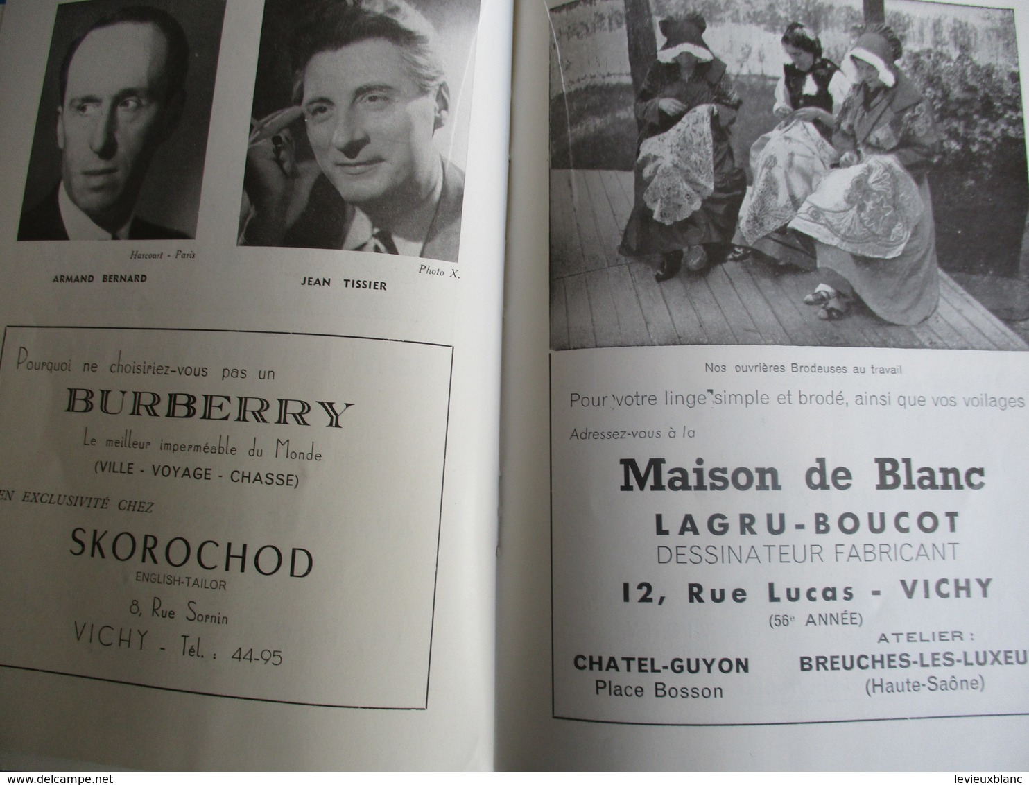 Casino De VICHY/ Théâtre Des Fleurs/ Saison Artistique 1956/La Mare Aux Canards/Jean TISSIER/1956  PROG183 - Programma's