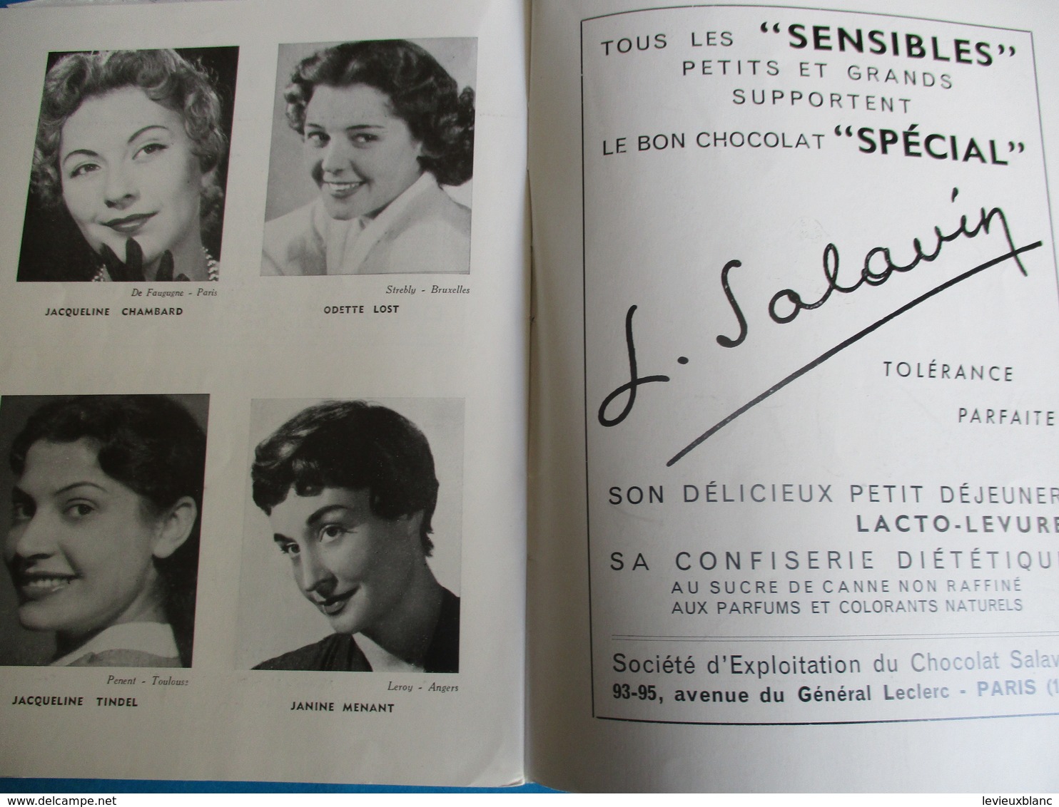 Casino de VICHY/ Théâtre des Fleurs/ Saison Artistique 1956/La Mare aux Canards/Jean TISSIER/1956  PROG183