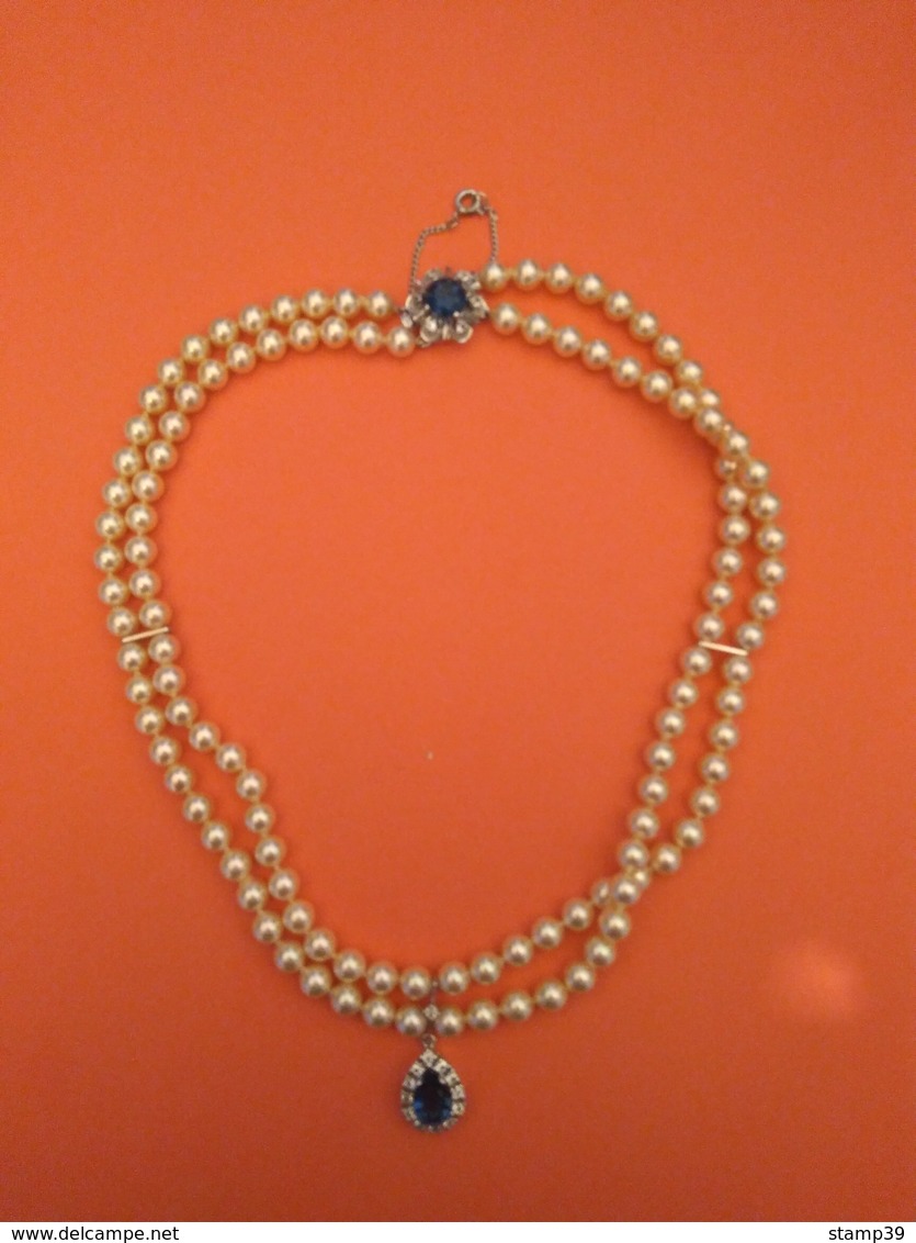 Collier Ancien De Perles De Culture 18cm - Colliers/Chaînes