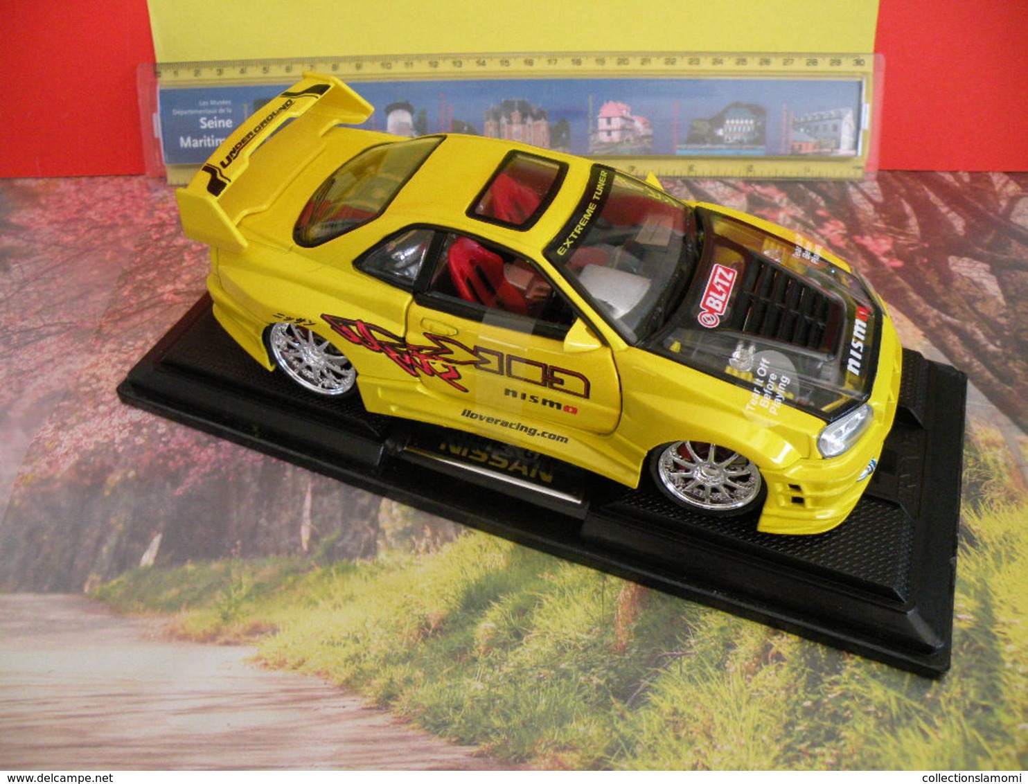 Rallye - Nissan Skyline  GT R - Métal Neuf - 1/24 - Boite Vitrine ( Kentoys ) - Altri & Non Classificati