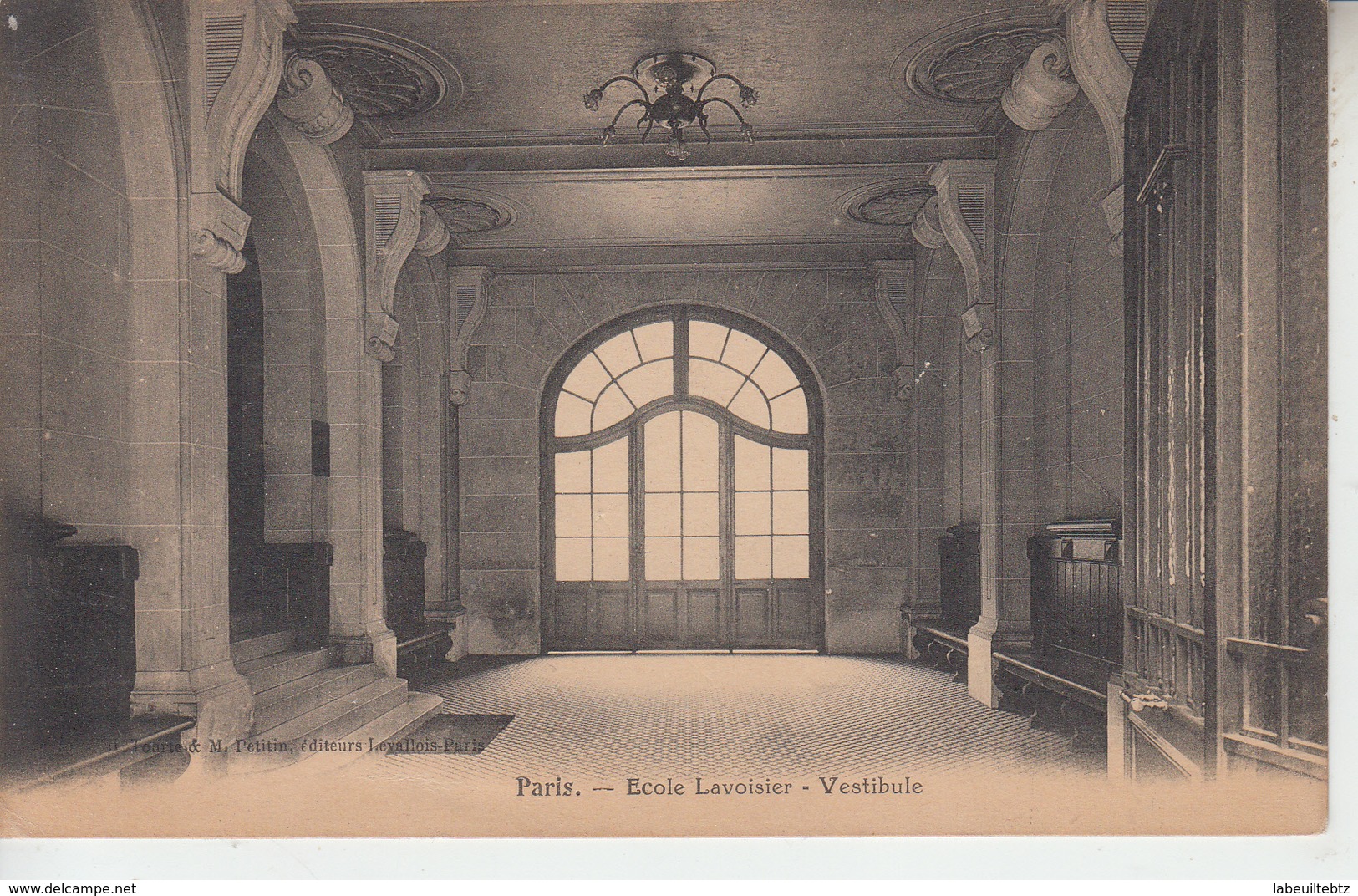 PARIS - 2 Cartes - Ecole Lavoisier - Vestibule & Réfectoire ( Enseignement Université )  PRIX FIXE - Distretto: 05