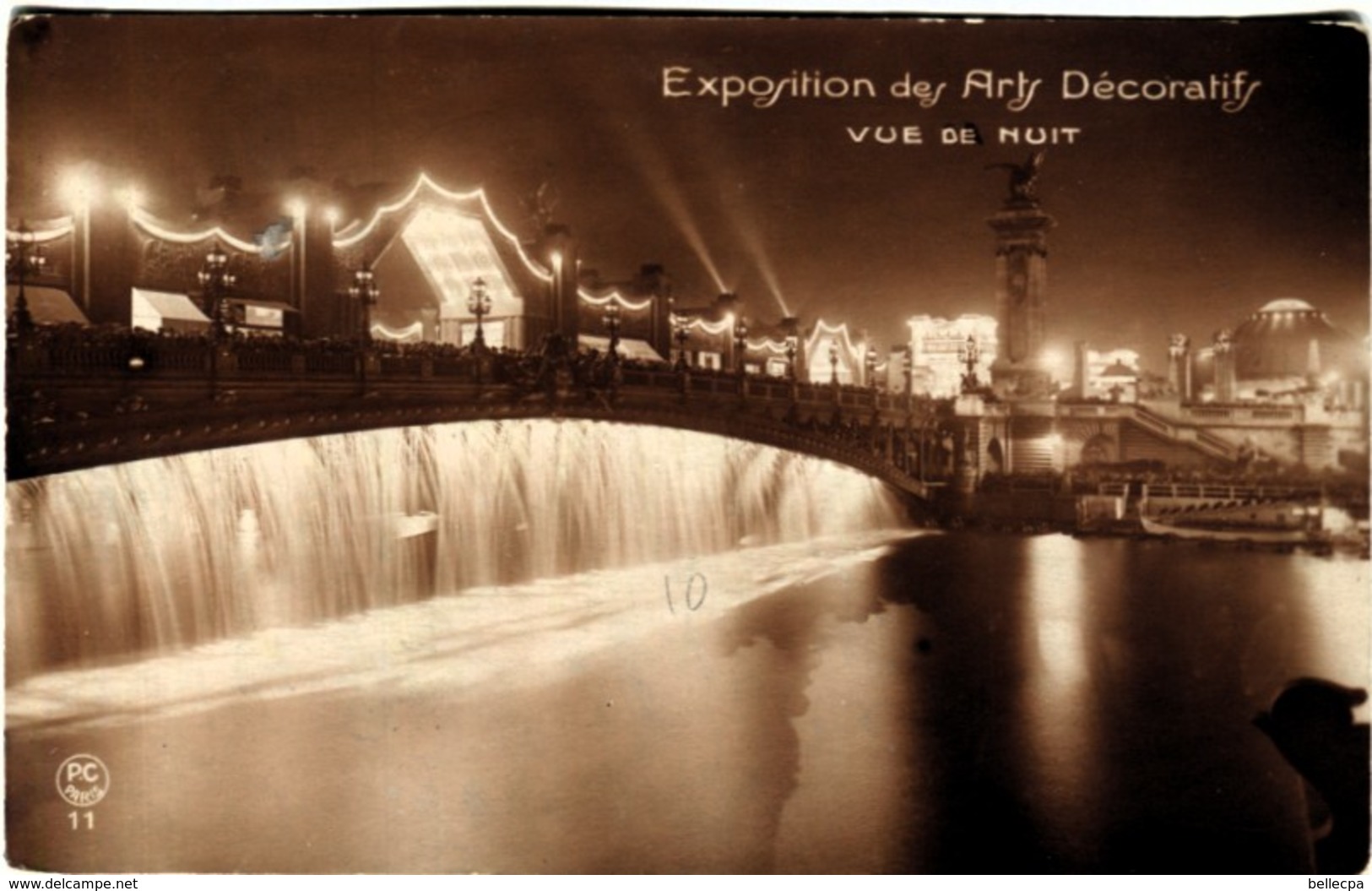 75 Paris Exposition Des Arts Décoratifs 1925 Vue De Nuit - Expositions