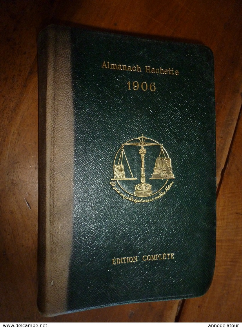 1906 Benjamin Rabier;Massages;etc----> ALMANACH HACHETTE  édition Luxe (Petite Encyclopédie Populaire) - Encyclopédies