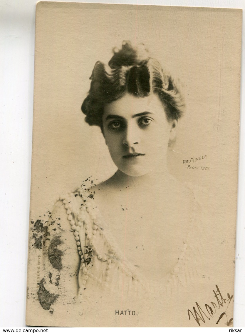 ACTRICE DE THEATRE HATTO - Théâtre