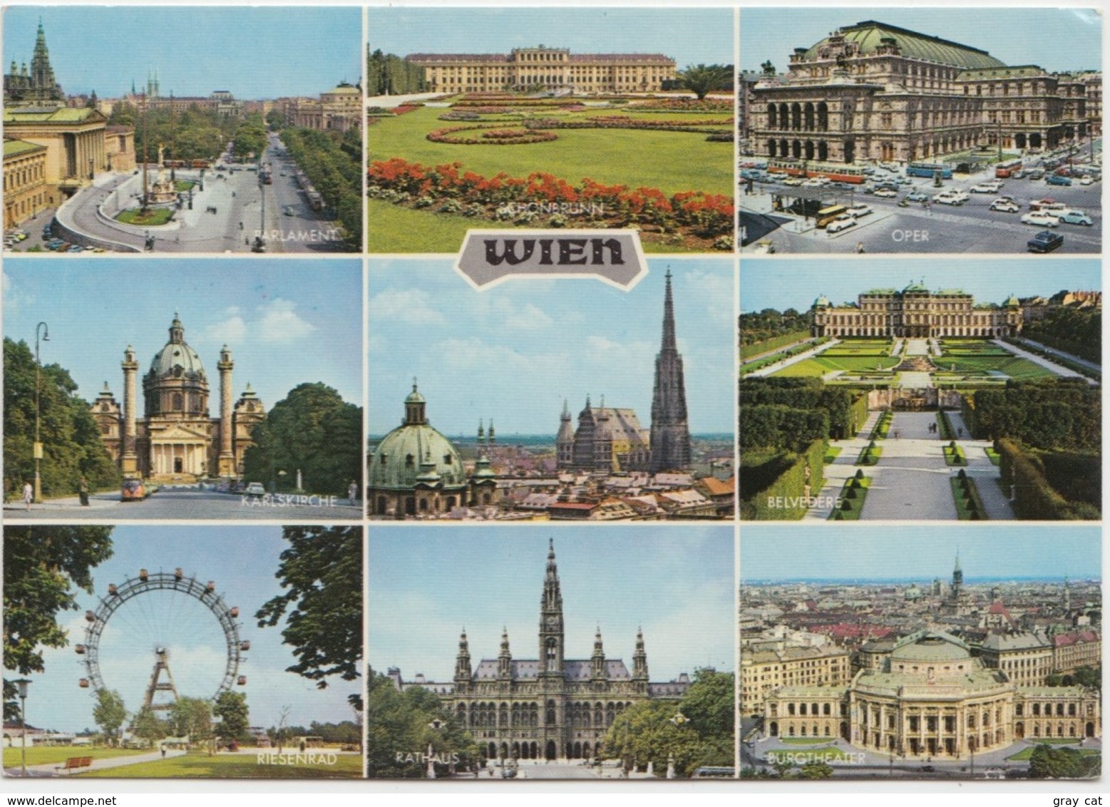 Austria, WIEN, Vienna, Multi View, Used Postcard [21927] - Other & Unclassified