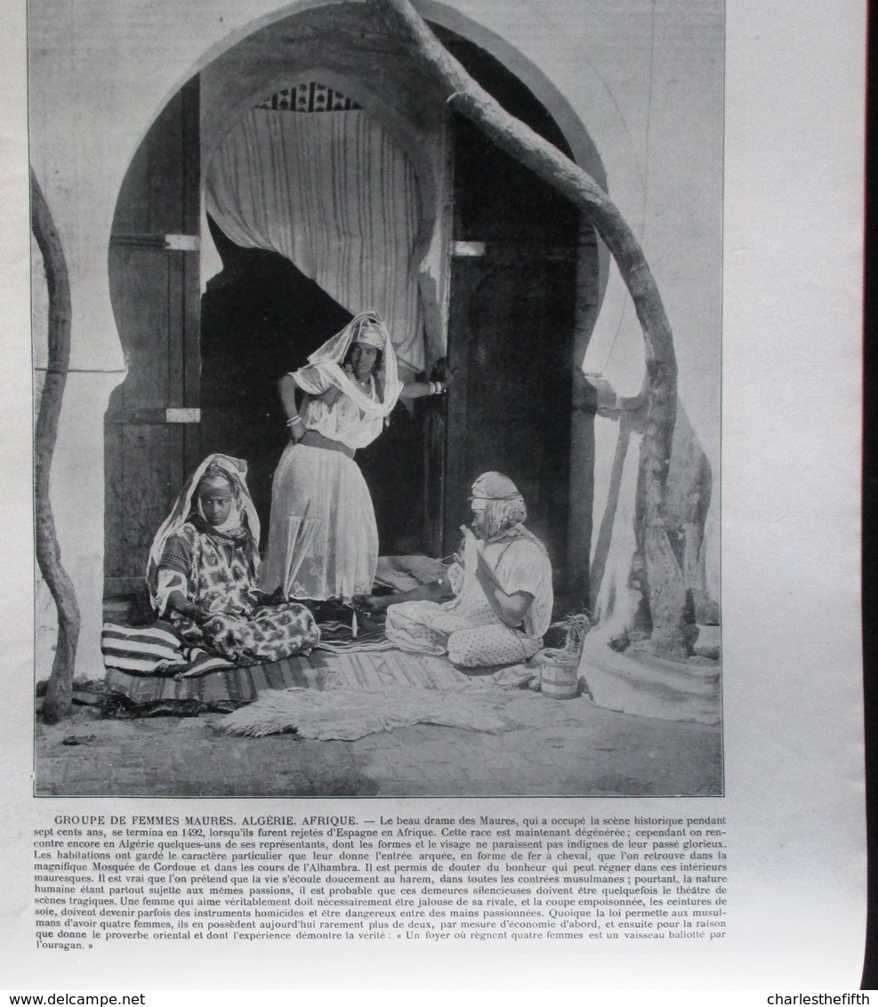 1893  PORTFOLIO DE 256 PHOTOGRAPHIES REPRODUISANT L' AZIE - L'AFRIQUE - AMERIQUE NORD ET SUD - ANCIEN ET NOUVEAU MONDE *
