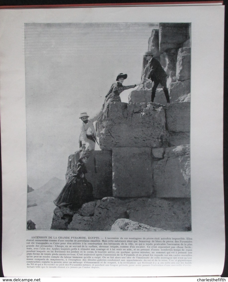 1893  PORTFOLIO DE 256 PHOTOGRAPHIES REPRODUISANT L' AZIE - L'AFRIQUE - AMERIQUE NORD ET SUD - ANCIEN ET NOUVEAU MONDE *