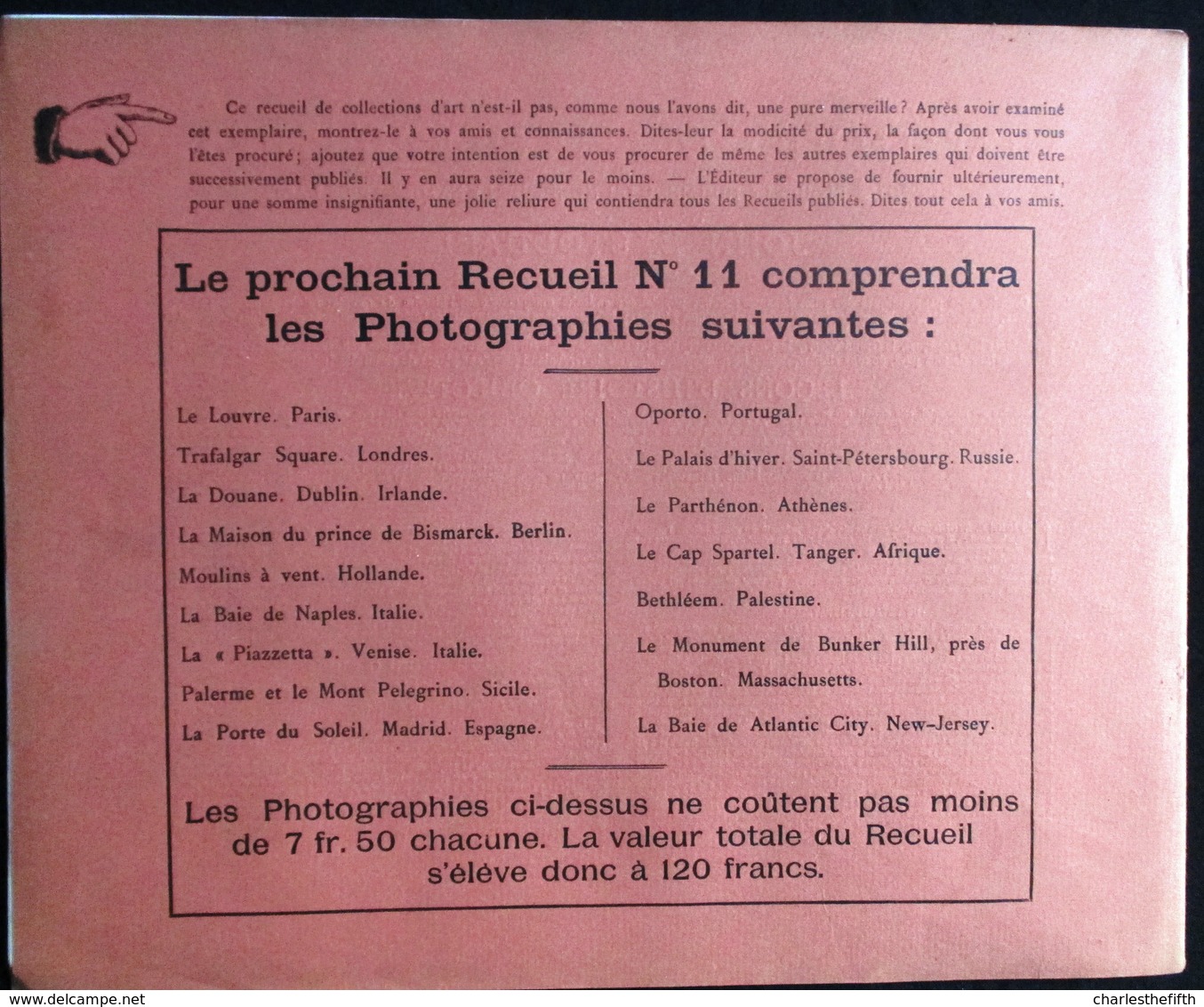 1893  PORTFOLIO DE 256 PHOTOGRAPHIES REPRODUISANT L' AZIE - L'AFRIQUE - AMERIQUE NORD ET SUD - ANCIEN ET NOUVEAU MONDE *