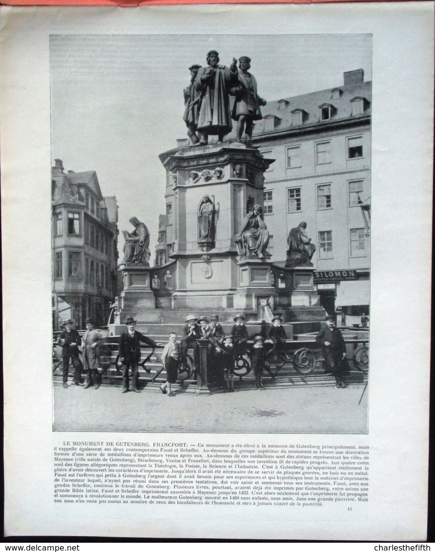 1893  PORTFOLIO DE 256 PHOTOGRAPHIES REPRODUISANT L' AZIE - L'AFRIQUE - AMERIQUE NORD ET SUD - ANCIEN ET NOUVEAU MONDE *