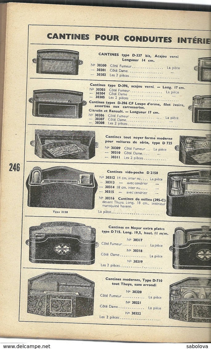 Catalogue Pièces Détachées Automobile Voiture Des Années 1935  816 Pages Voir Description - 1901-1940
