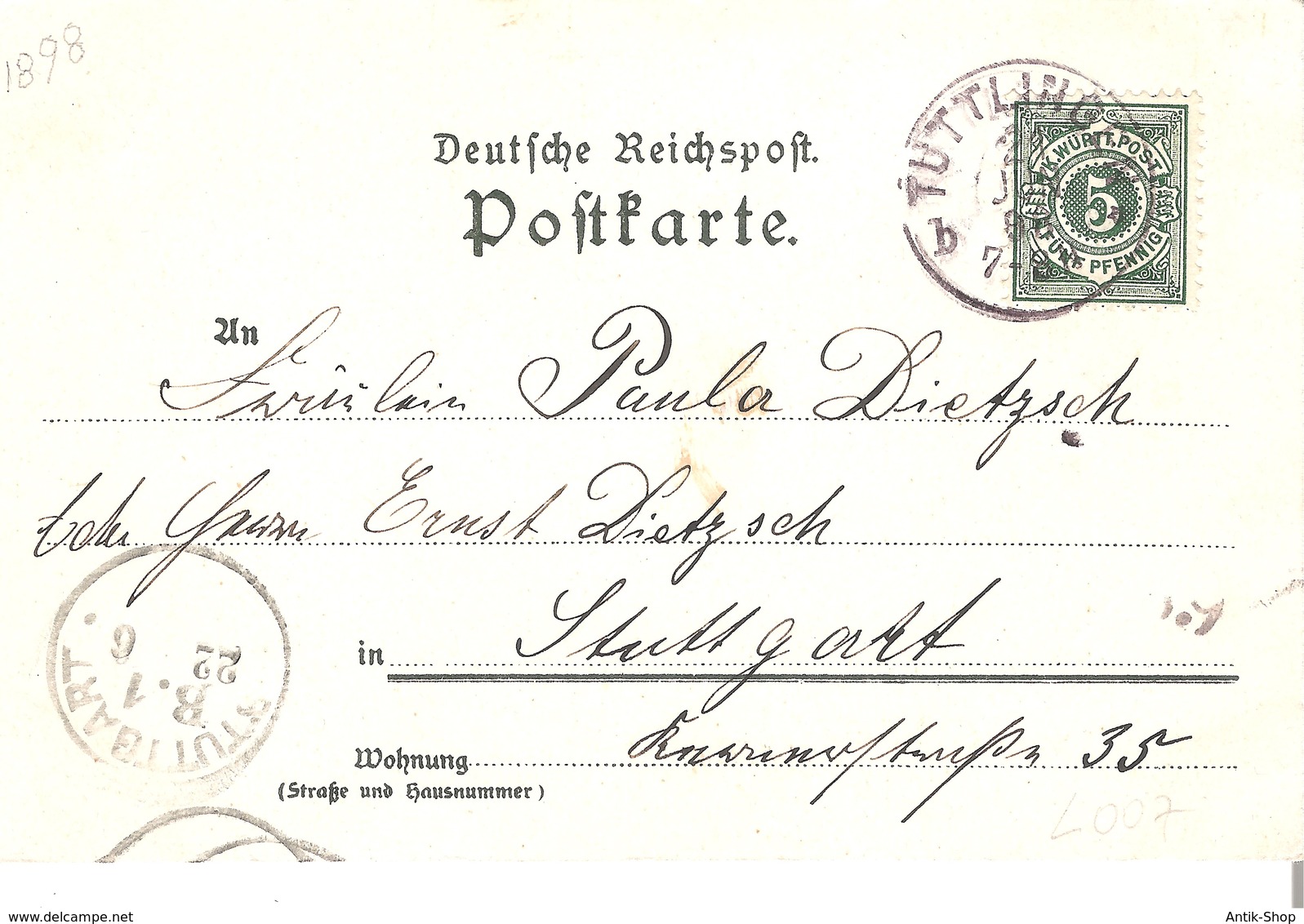 Gruss Aus Den Donauthal - 2Ansichten  Von 1898 (L006AK) - Tuttlingen