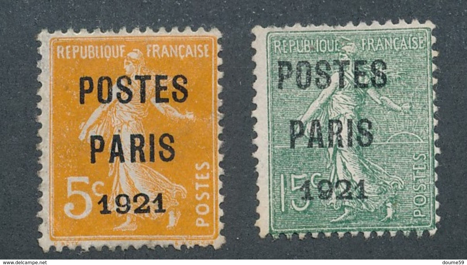 CF-162: FRANCE: Lot Avec Préo Obl N°27-28 - 1893-1947