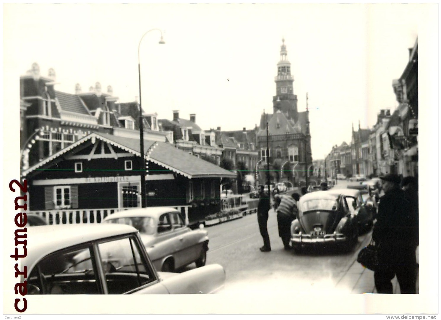 3 PHOTOS ANCIENNES : BASTOGNE TANK VUE GENERALE RUE AUTOMOBILE 12 X 8 CM - Bastenaken