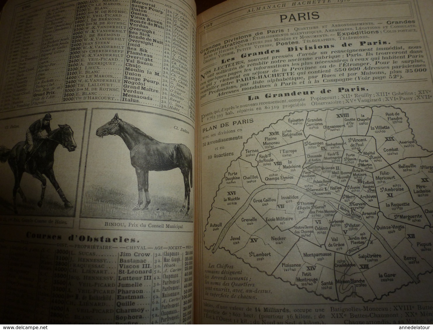 1910 Comment la barbe et les cheveux changent l'homme;etc---> ALMANACH HACHETTE  (Petite Encyclopédie Populaire)