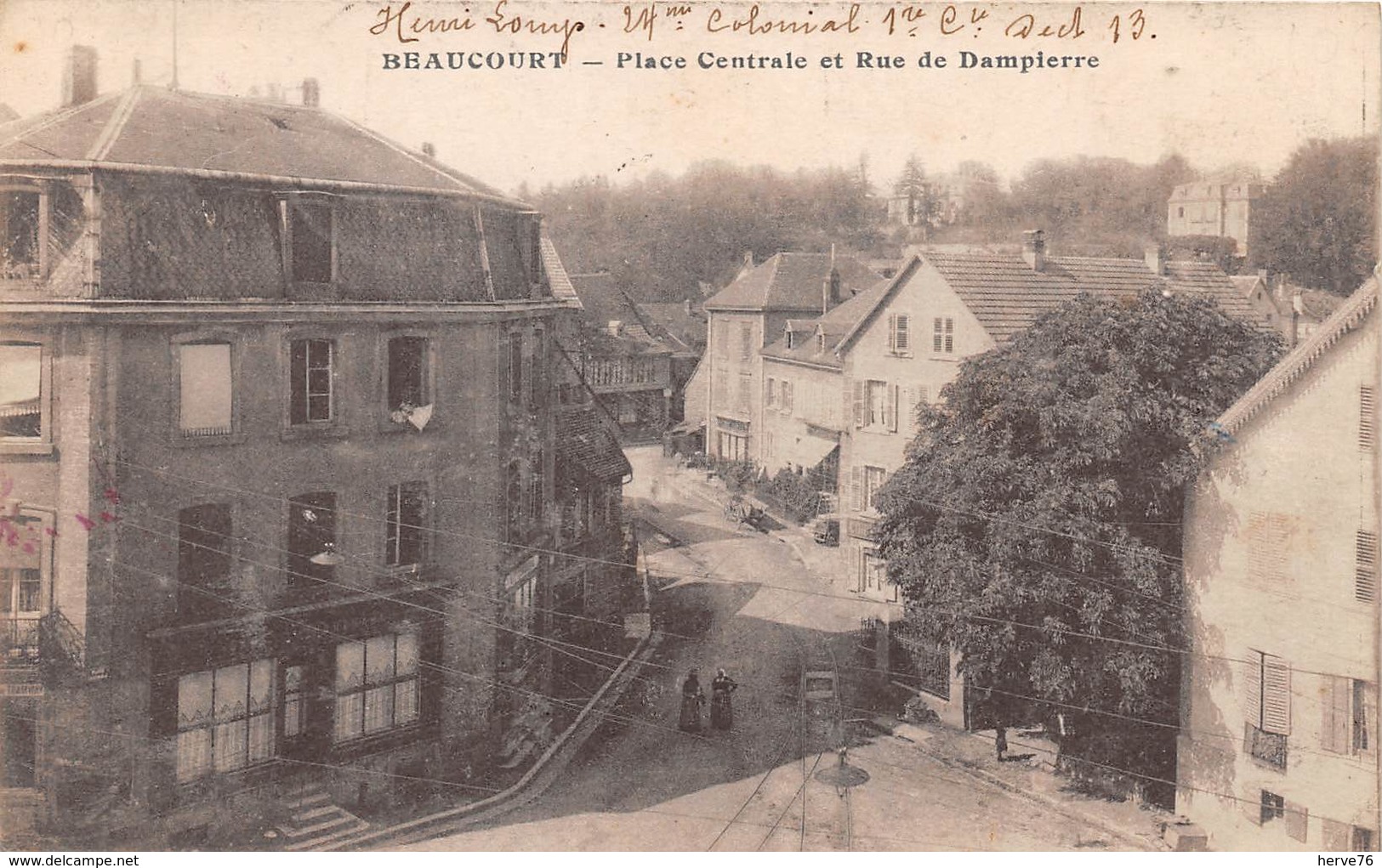 BEAUCOURT - Place Centrale Et Rue De Dampierre - Beaucourt