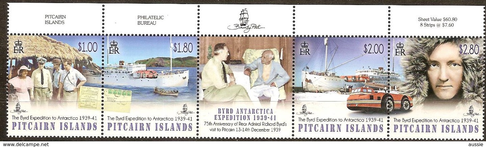 Pitcairn Islands 2014 Yvertn° 835-838 *** MNH Cote 20 Euro Bateaux  Boten - Pitcairn